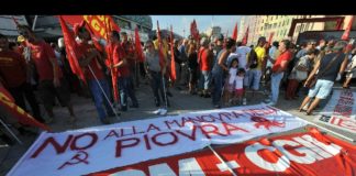 Sciopero Cgil, massiccia adesione: cortei in 100 città