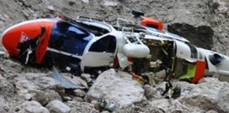 Precipita elicottero a Macerata, tre i morti