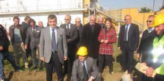 Ampliamento cimitero, posata la prima pietra