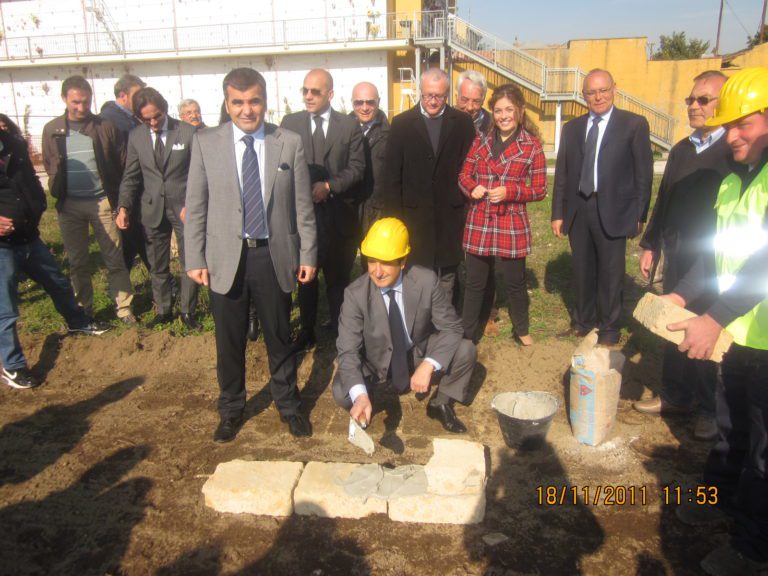 Ampliamento cimitero, posata la prima pietra