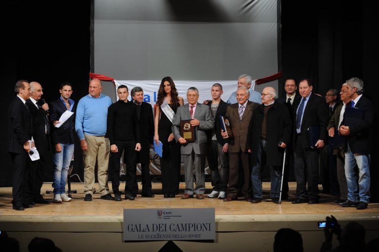 Gala dei Campioni, festa per Ennio Falco
