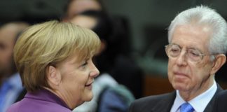 Monti e Merkel a braccetto per rilanciare l’Ue