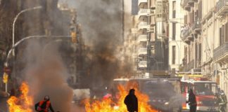 Spagna, alta tensione allo sciopero generale