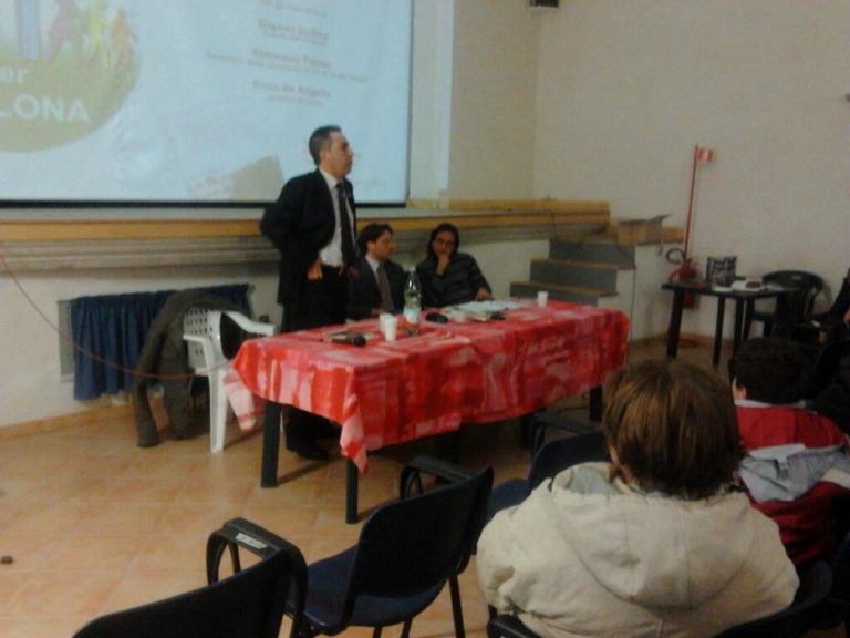 Gianni Solino incontra Speranza per Bellona
