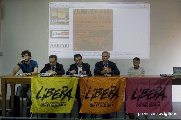 Libera presenta fumetto dedicato a Giancarlo Siani