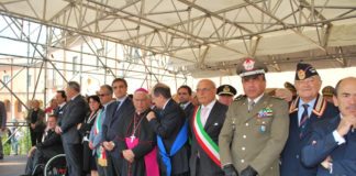 Sagliocco alla Festa della Polizia di Caserta