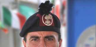 Missioni all’estero, premiato il colonnello Lauro