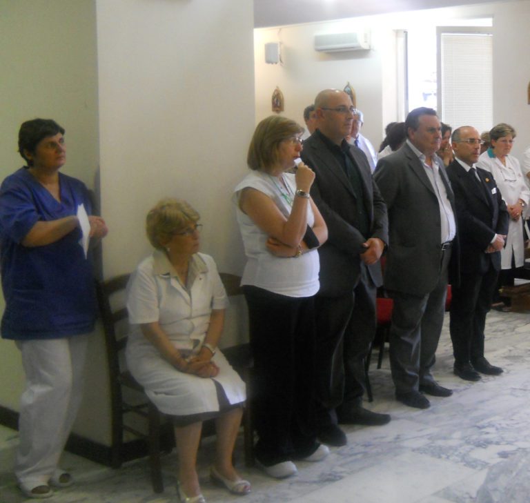 Reliquie S. Giuseppe Moscati a ospedale Caserta