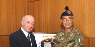 Il Vice Comandante del Rua al giuramento delle soldatesse