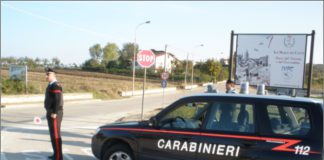 Carabinieri fermano pregiudicati, fogli di via