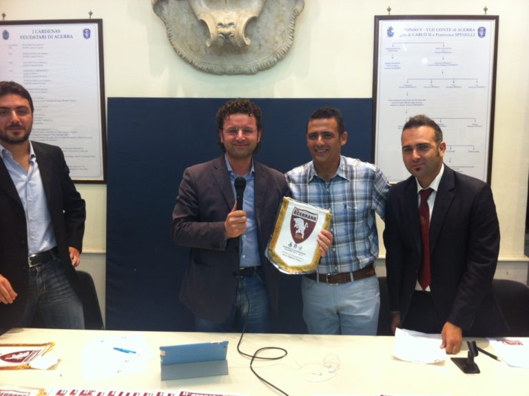 Acerrana, primo cittadino alla presentazione