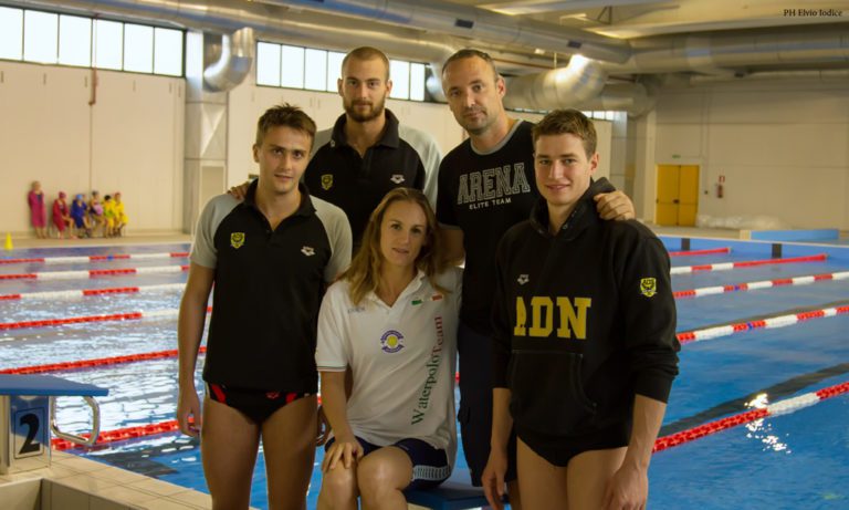 Gli olimpionici del nuoto a Marcianise