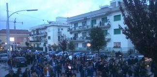 Fiaccolata per Emanuele Di Caterino, le foto