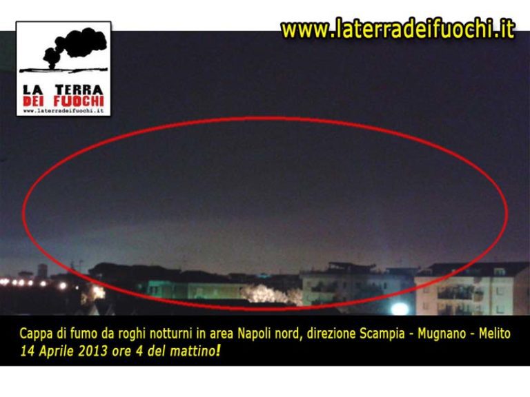 Roghi tossici, Terra dei Fuochi invia alla Lorenzin le foto dello scempio