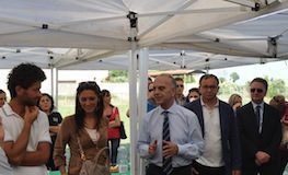 Picierno e Bocci in visita al bene confiscato di Pugliano