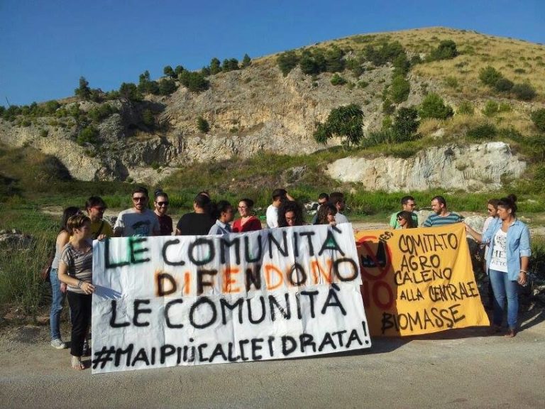Presidio cava Calce Idrata, Rete Calena Beni Comuni: è solo l’inizio (Foto)