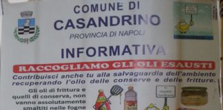 Casandrino: nuove stazioni di raccolta per gli oli esausti