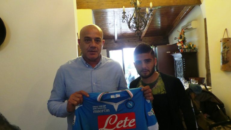 Prima doppietta e Coppa Italia, Insigne festeggia ad Aversa FOTO