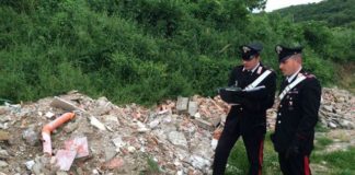 San Martino Sannita: discarica nei pressi di impianto sportivo, scatta denuncia