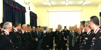 Carabinieri: il generale Mottola visita il Comando Provinciale di Avellino