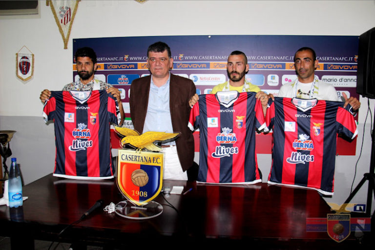 Casertana: presentati i nuovi acquisti Alessandro e Mattera