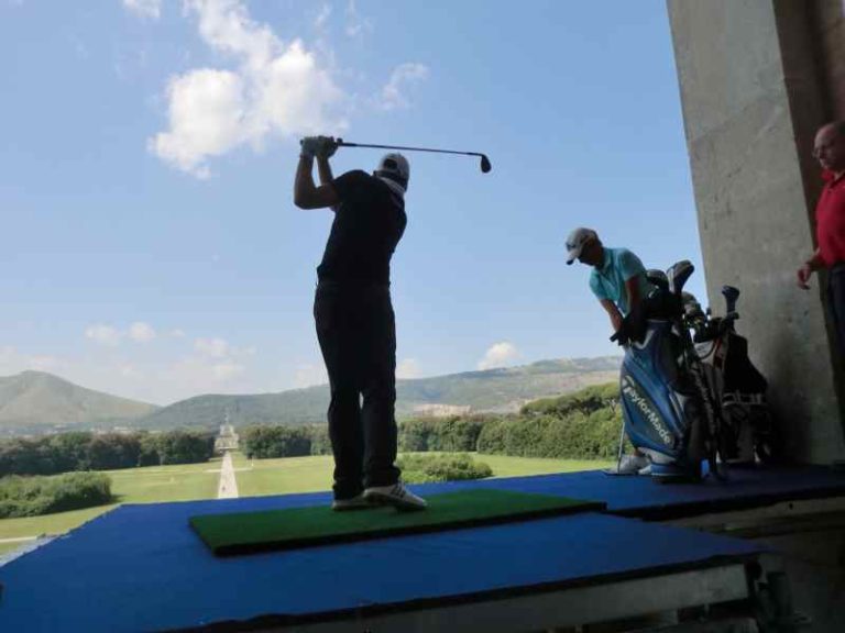Spettacolo alla Reggia con i campioni del golf