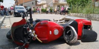 Auto contro moto ad Airola: centauro muore durante disperata corsa in ospedale