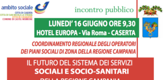 Servizi sociali, cinquemila addetti a rischio: incontro pubblico a Caserta