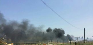 Villa Literno: rogo tossico in via Gallinelle, poliziotti e vigili del fuoco evitano tragedia FOTO