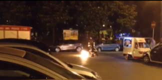 Aversa: panico in Piazza Don Diana, bombola di un ambulante prende fuoco FOTO