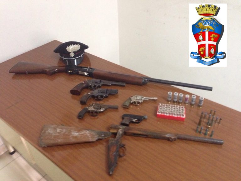 Ariano Irpino: 12 denunciati nel week end, sequestrate armi