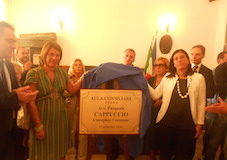 Ottaviano, aula consiliare intitolata a Pasquale Cappuccio. Il sindaco: “Fu portavoce della coscienza civica”