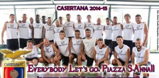 Casertana: presentazione a Piazza Sant’Anna