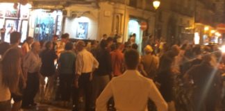 Aversa: auto investe ciclista,paura all’incrocio tra via Roma e Piazza Municipio