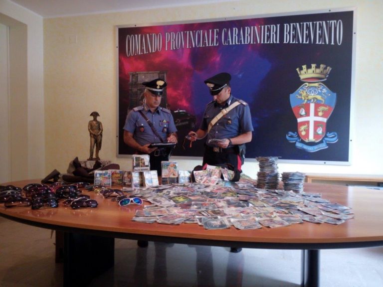 Benevento: sequestro di prodotti contraffatti