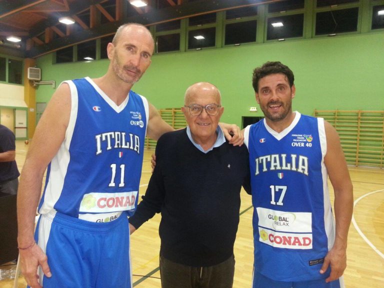 Basket, Mario Innocente nell’Italia Over 40