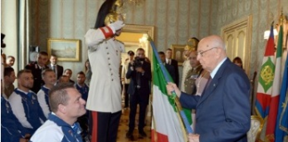 Invictus Games, Napolitano consegna la bandiera italiana a Gianfranco Paglia