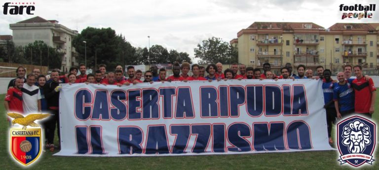 La Casertana incontra gli Rfc Lions: insieme contro razzismo