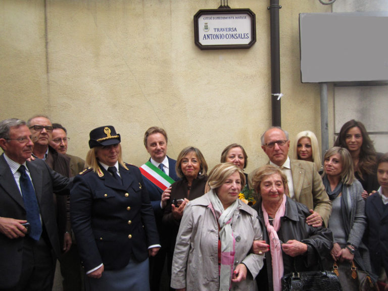 Piedimonte Matese intitola una strada a Antonio Consales
