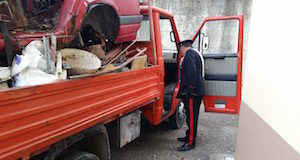 Calitri: raccolta ferro, due denunciati