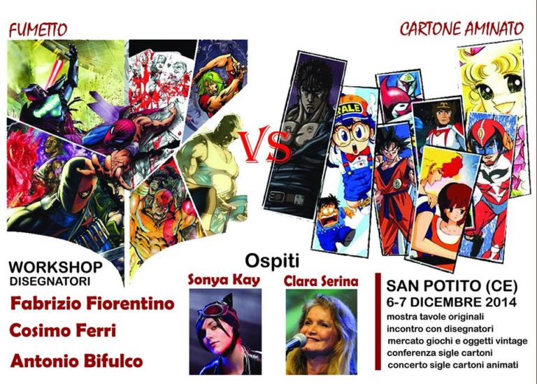 San Potito Sannitico, Mercatino di Natale 2014: cartoni animati e fumetti i protagonisti.