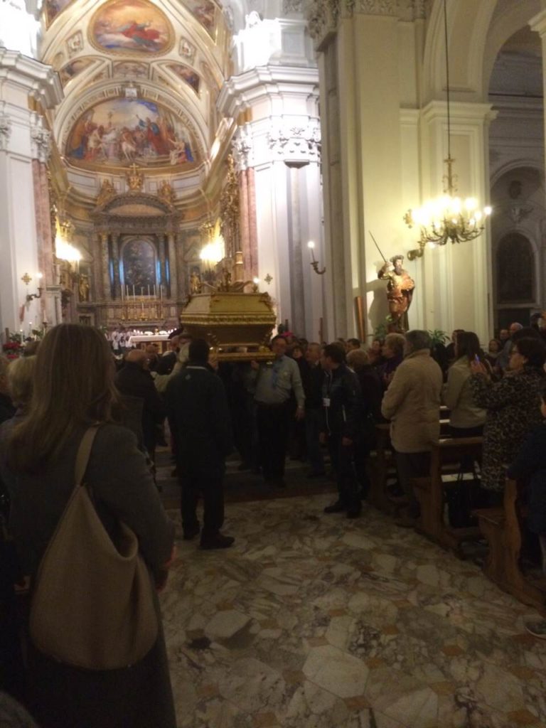 Aversa: centenario delle Ancelle del Sacro Cuore, le spoglie di Santa Caterina lasciano San Nicola