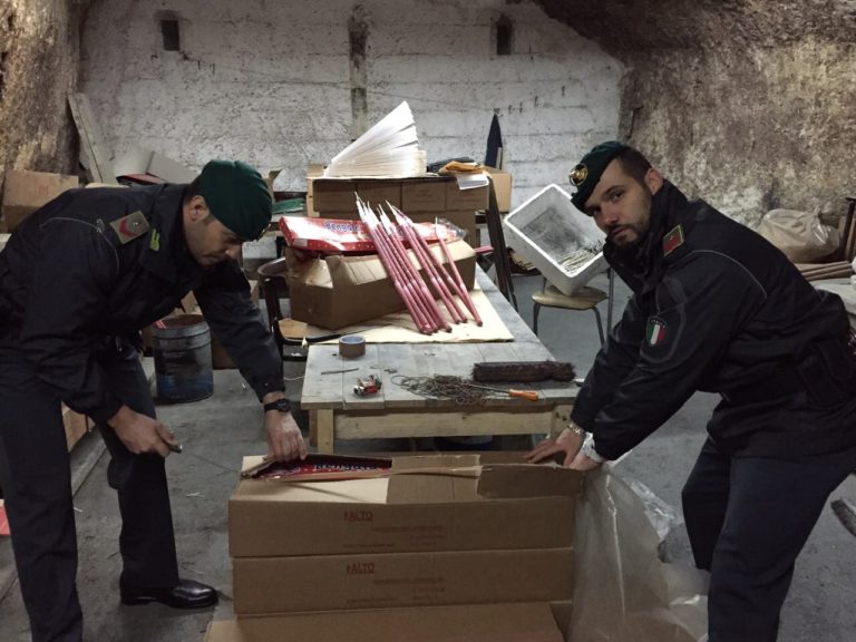 Sequestrata una tonnellata di botti illegali tra Napoli e Casalnuovo VIDEO