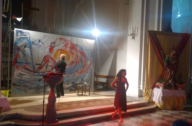 Capodrise diventa “città per la vita” e in chiesa stupisce l’opera di Carelli