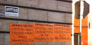 Santa Maria a Vico: ‘Filmini porno gratis’, strani manifesti in piazza Cellaio