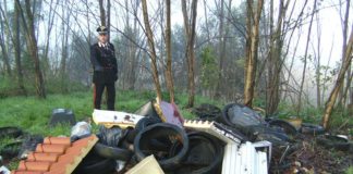 Cerreto Sannita: trovati rifiuti abbandonati lungo sponda Volturno