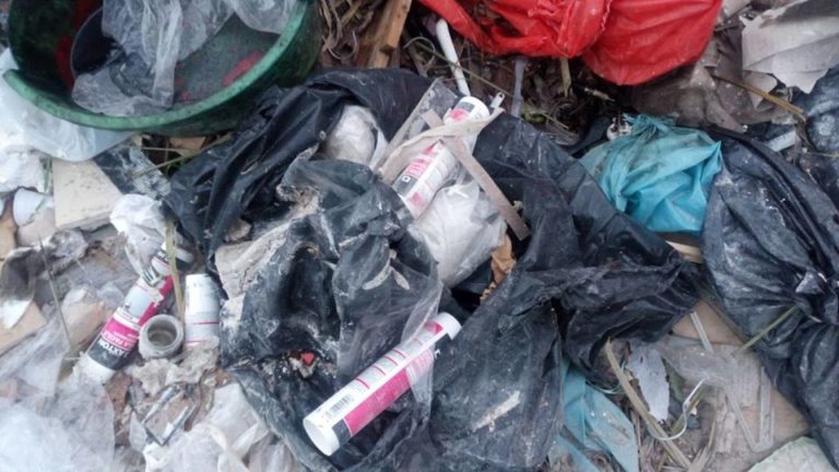 Blitz contro lo scarico abusivo rifiuti tra Cesa e Sant’Antimo, identificati responsabili