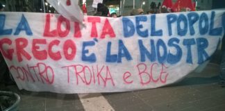 Napoli scende in piazza per sostenere Tsipras e il popolo greco, corteo in centro FOTO