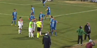 La Casertana cade a Matera 2-1, bagarre nel finale