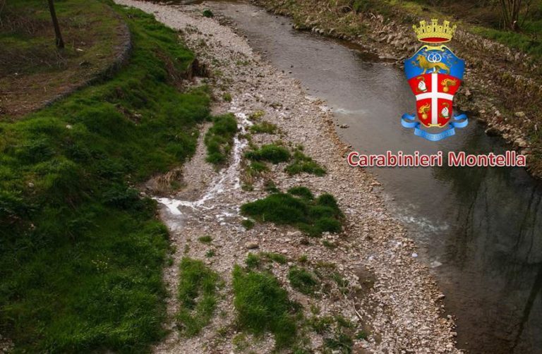 Scarti della produzione casearia nelle acque del fiume Calore, due denunciati